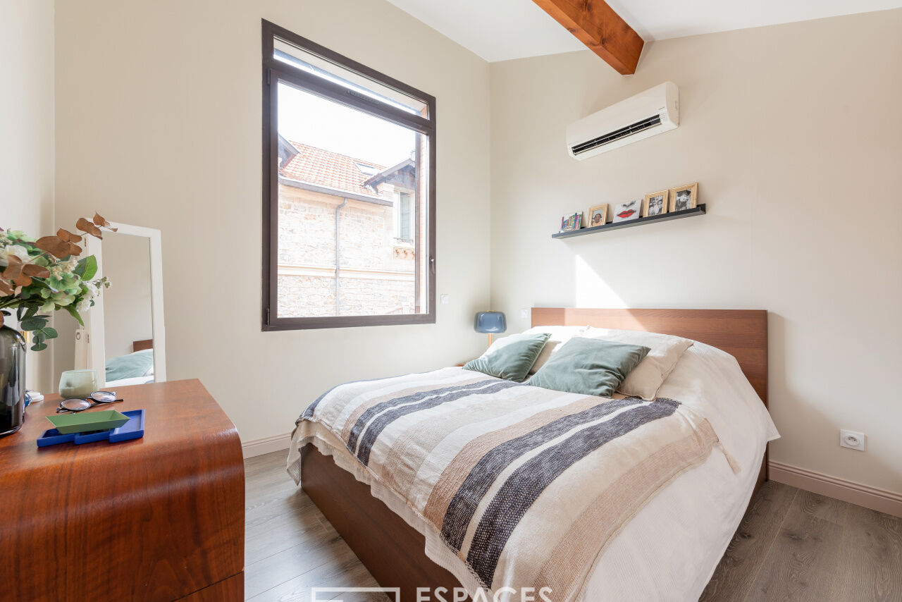 Contemporary duplex in a historic residence.