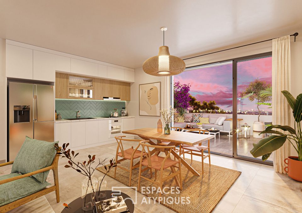 83250 LA LONDE LES MAURES - Beau T3 de 69 m2 et sa terrasse de 16 m2 dans une résidence de standing - Réf. 0841EV-1