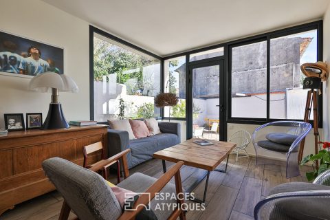 Maison des années 30 revisitée en contemporain