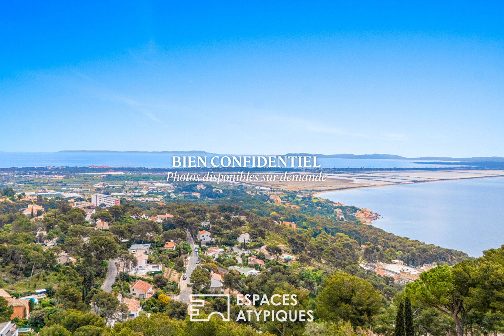 Maison  vue mer panoramique au calme à Hyères