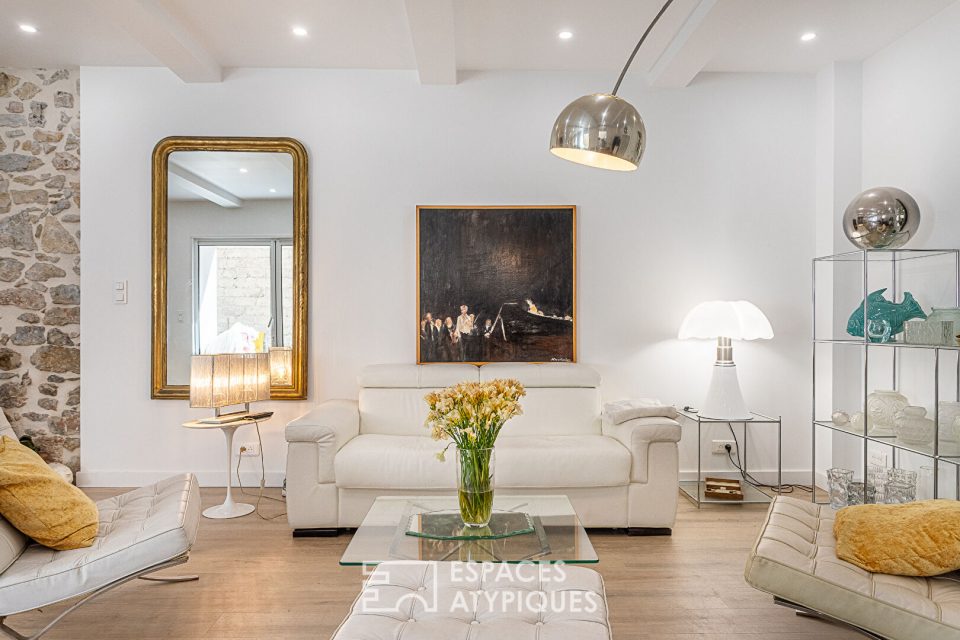 Maison de ville réhabilitée  esprit contemporain