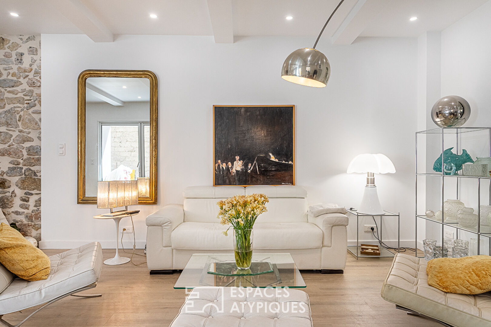 Maison de ville réhabilitée  esprit contemporain