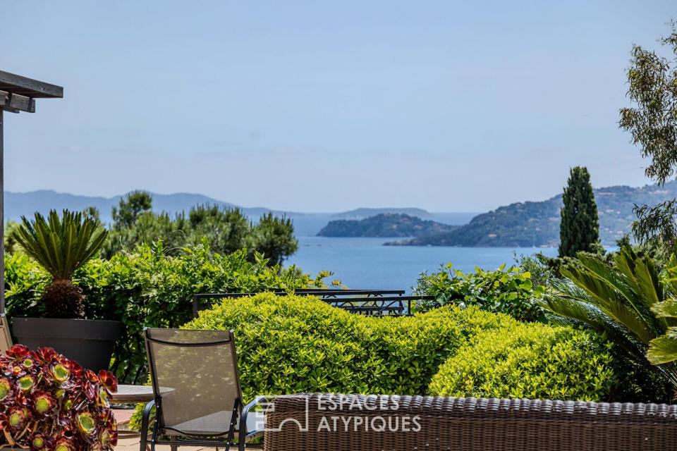 Villa d'architecte et sa vue mer exceptionnelle