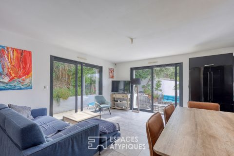 Recent villa at the foot of the fort