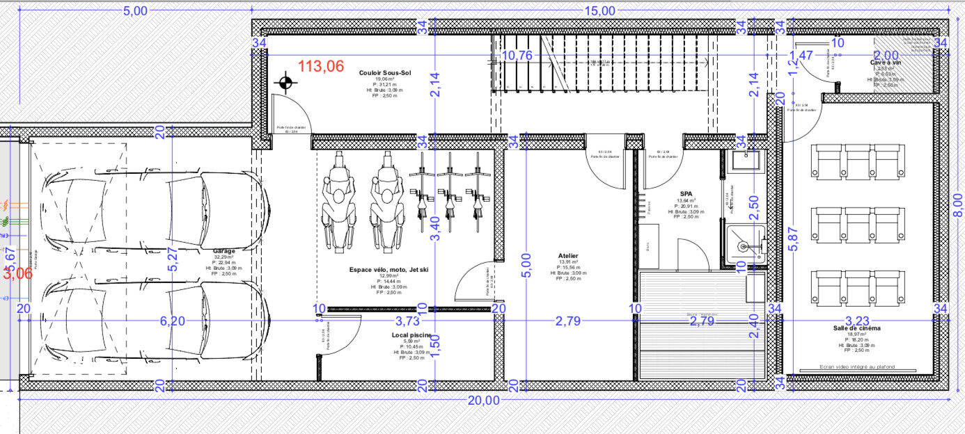 Villa contemporaine en cours d’achèvement