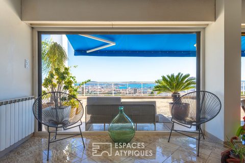 Appartement terrasse grand format avec vue spectaculaire