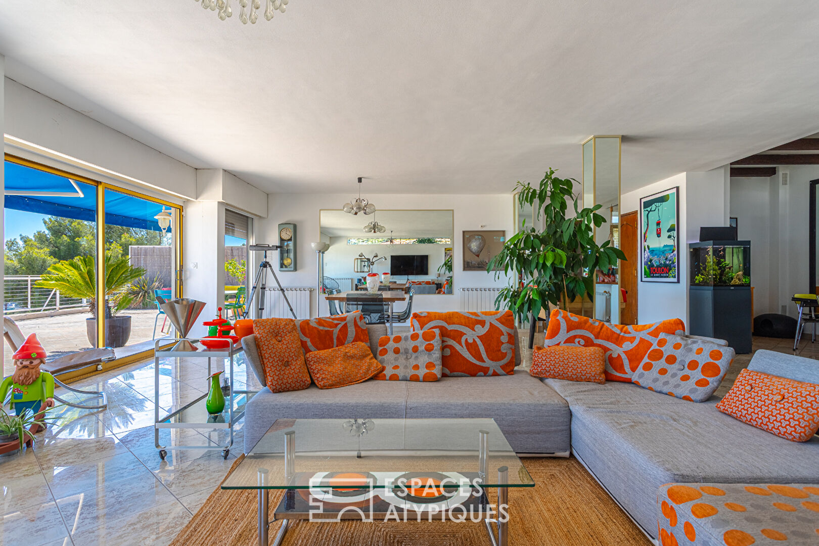 Appartement terrasse grand format avec vue spectaculaire