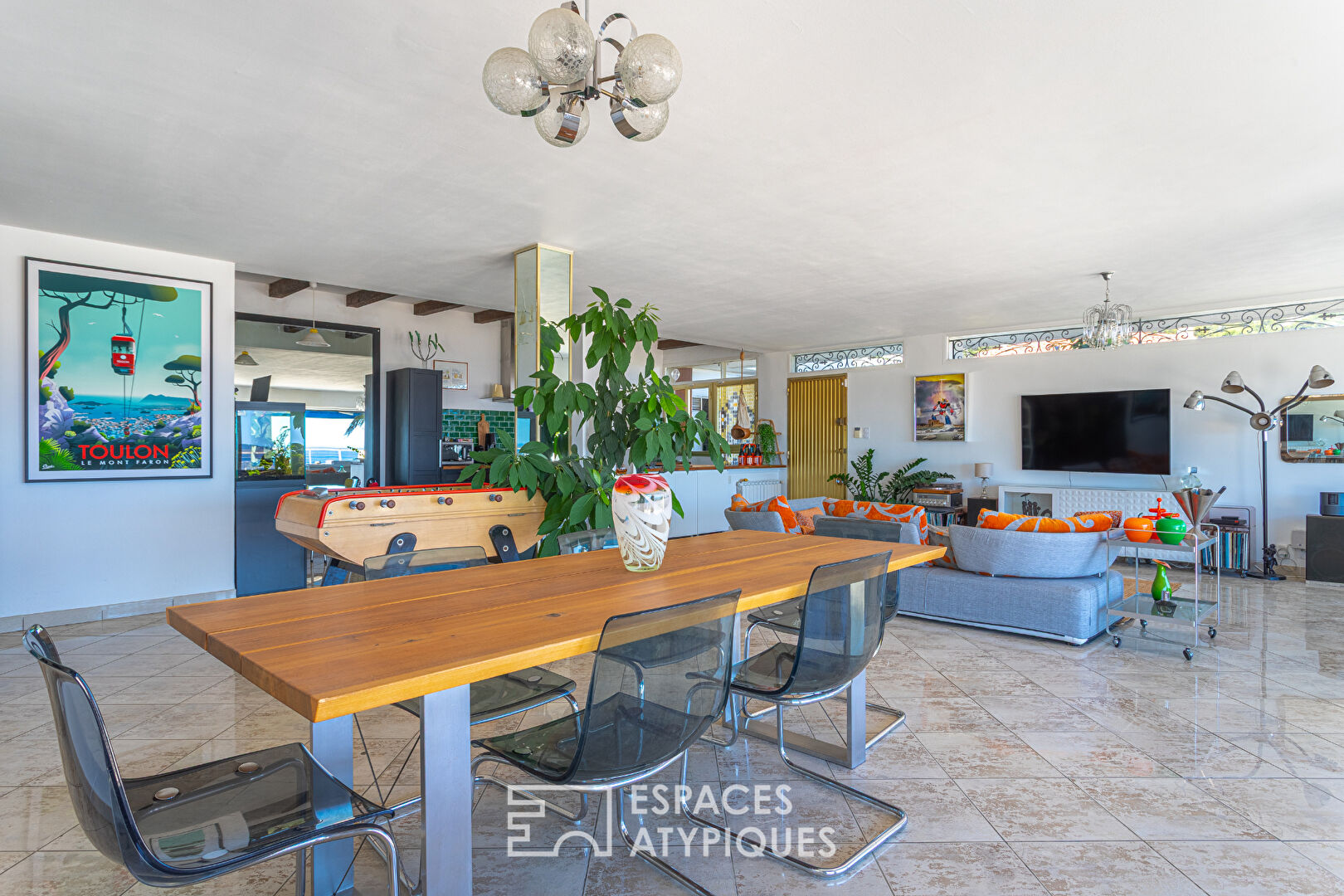 Appartement terrasse grand format avec vue spectaculaire