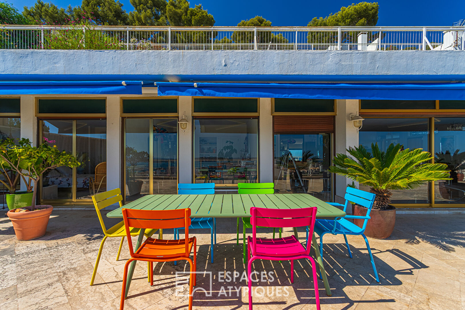 Appartement terrasse grand format avec vue spectaculaire
