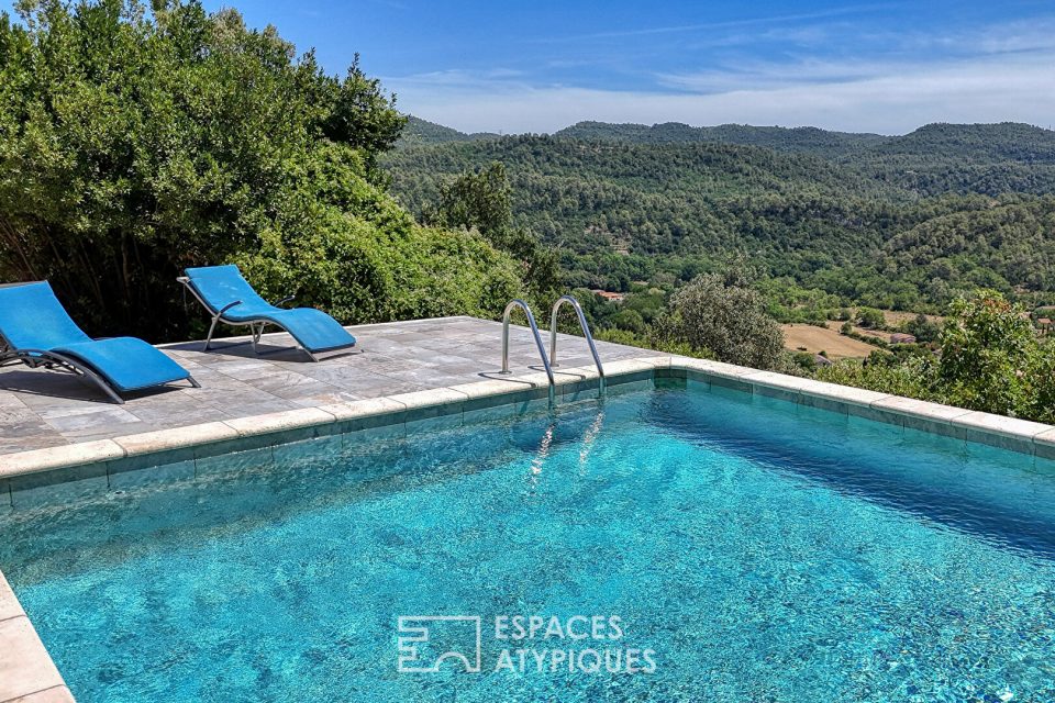 Maison contemporaine - vue contemplative