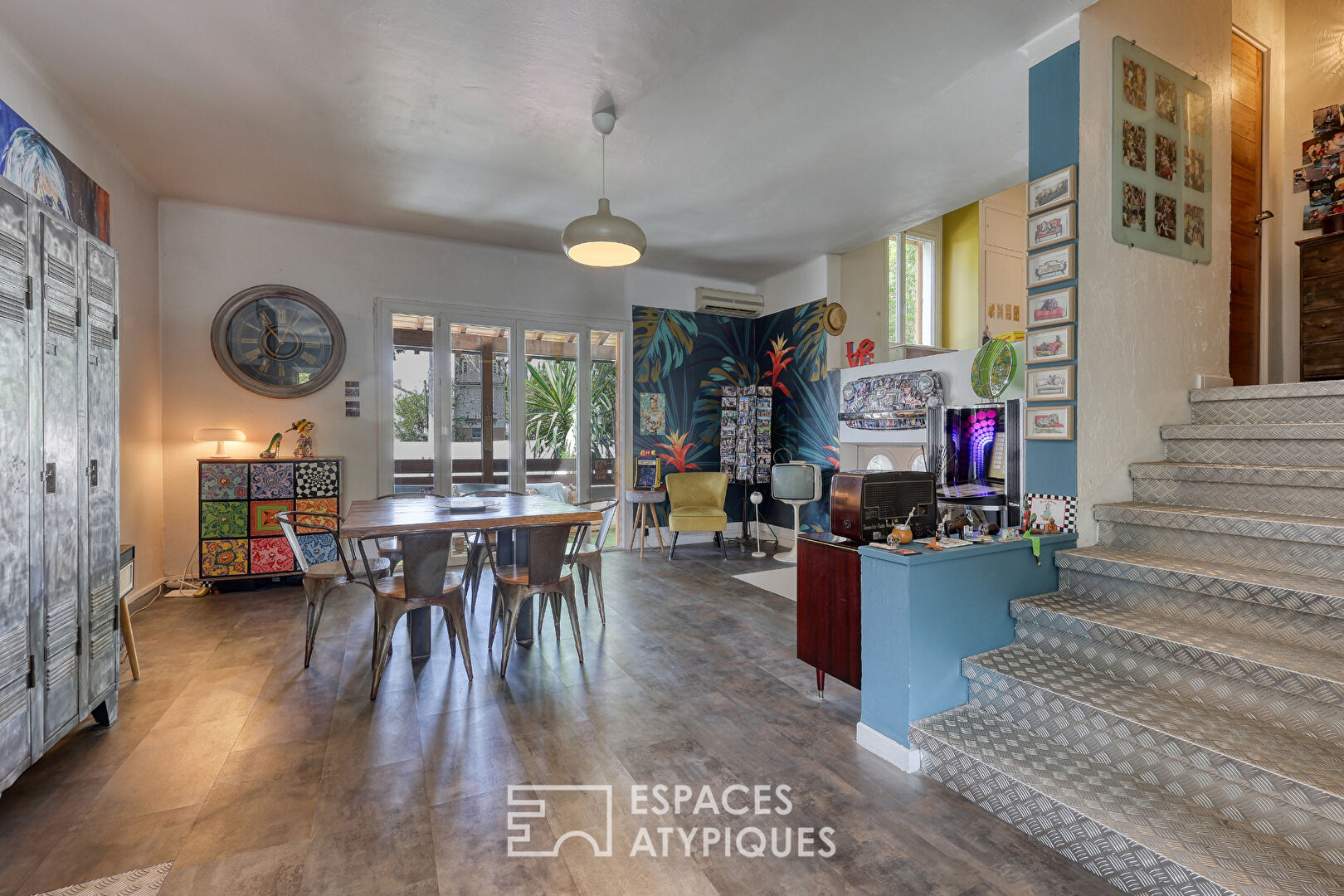 Villa au look vintage avec piscine