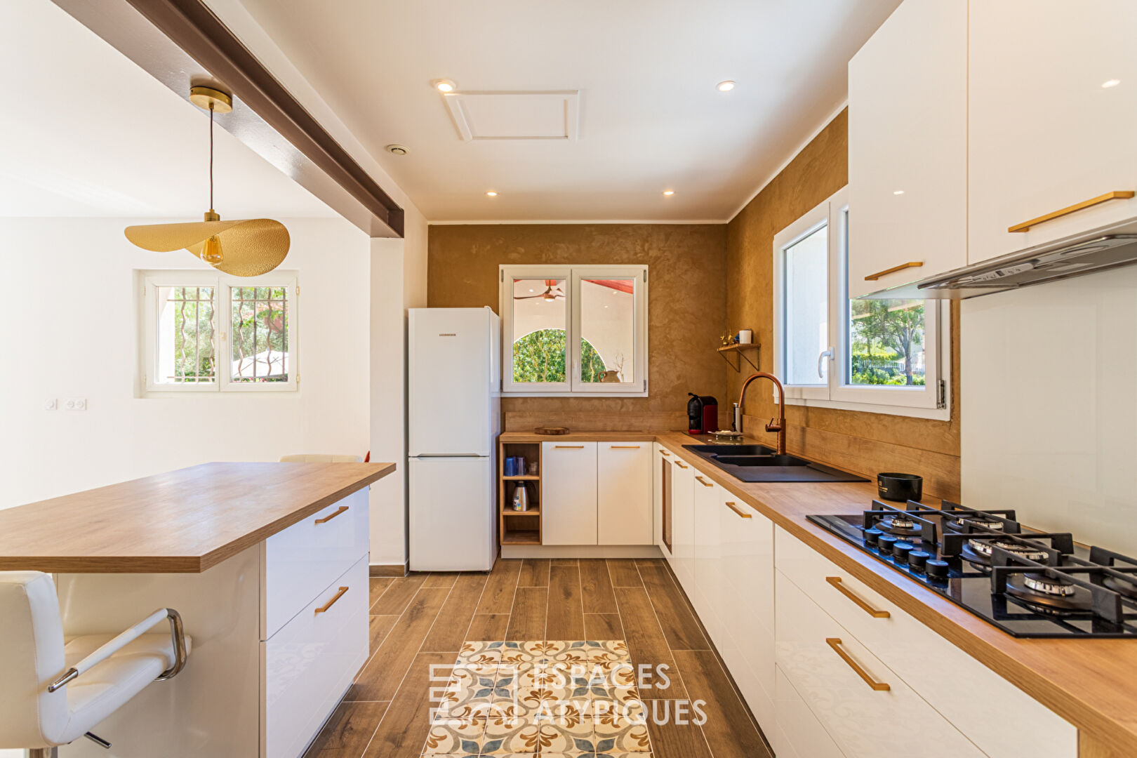 Renovated house with swimming pool and garden