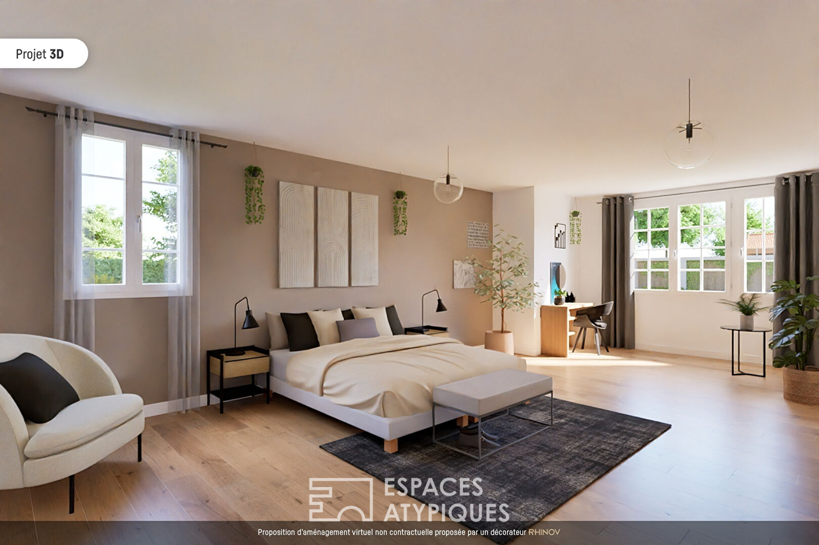 Maison d&rsquo;architecte avec jardin dans le centre ville