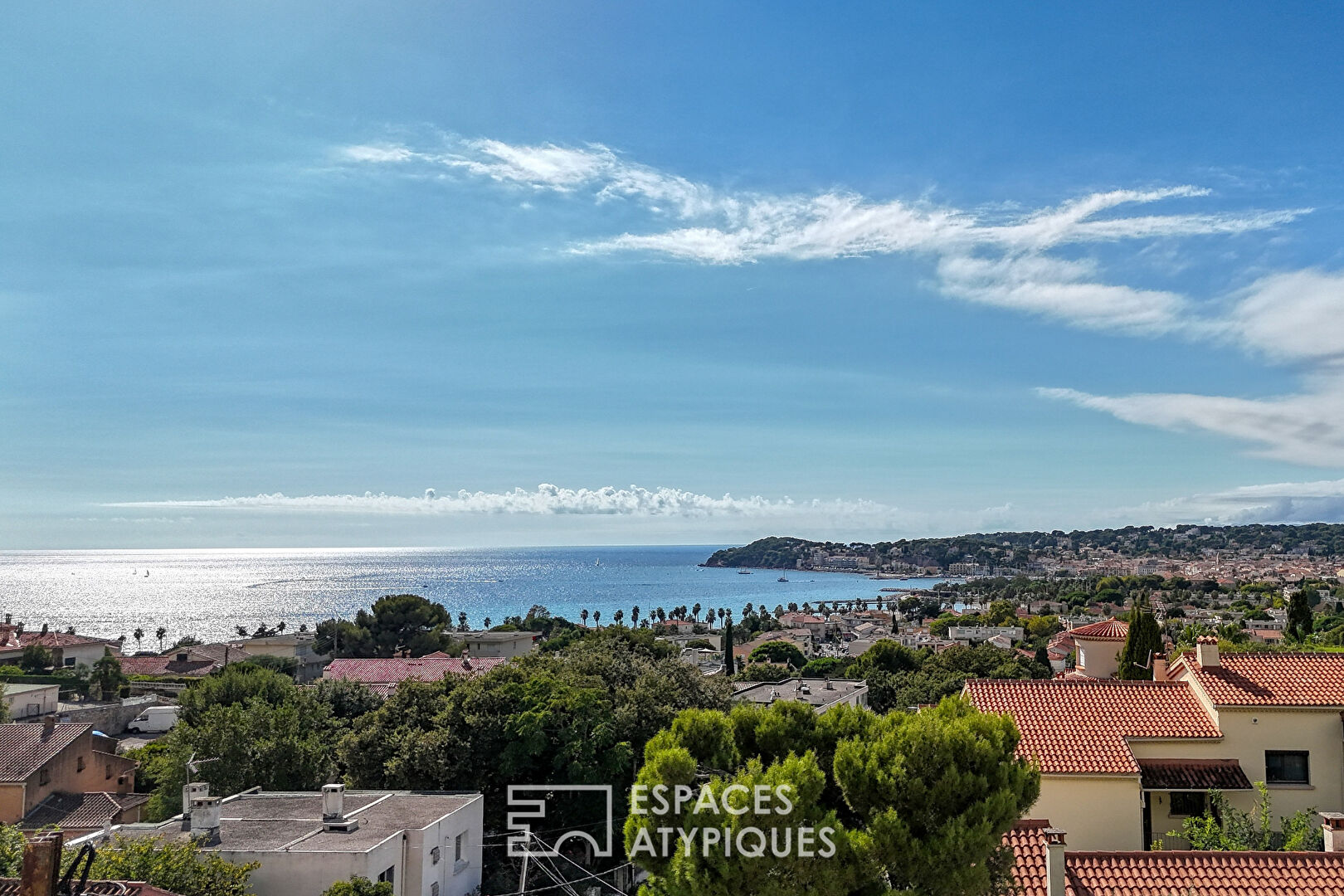 Appartement Rez de jardin avec Vue mer panoramique