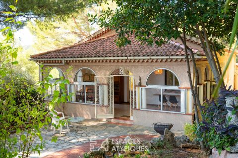 Haut de villa plain pied vue mer