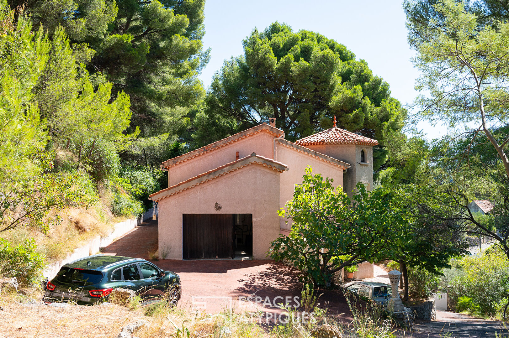 Haut de villa plain pied vue mer
