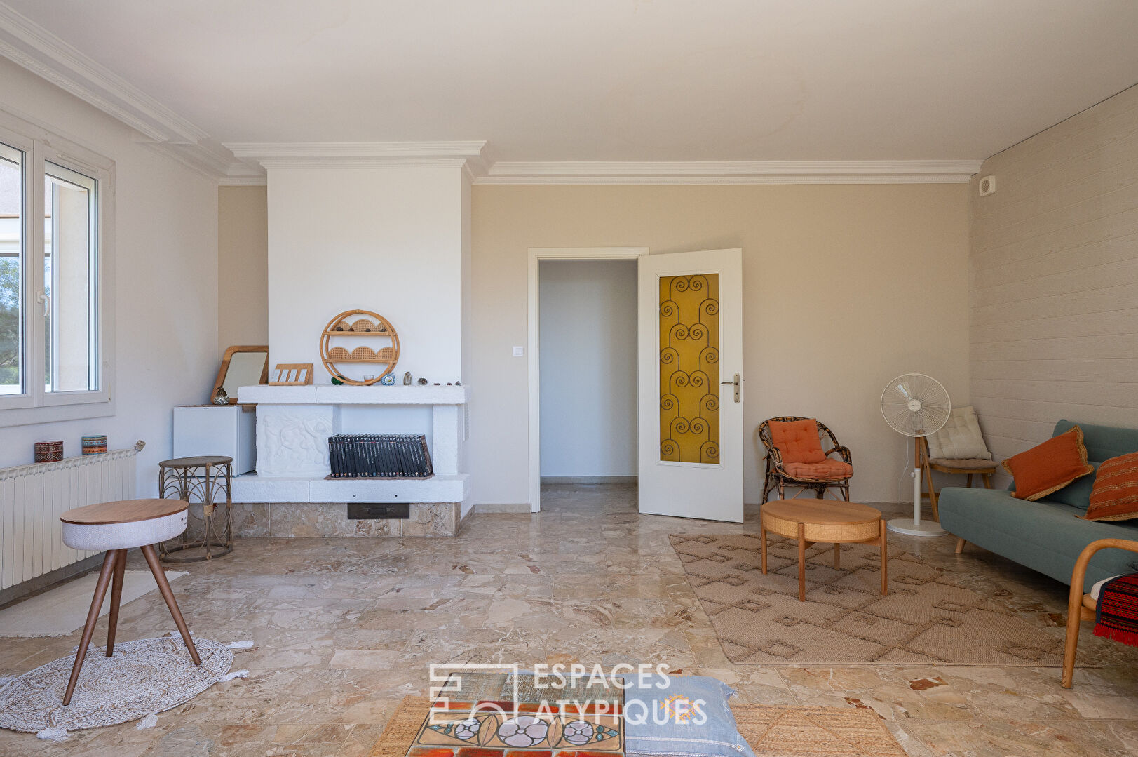 Haut de villa plain pied vue mer