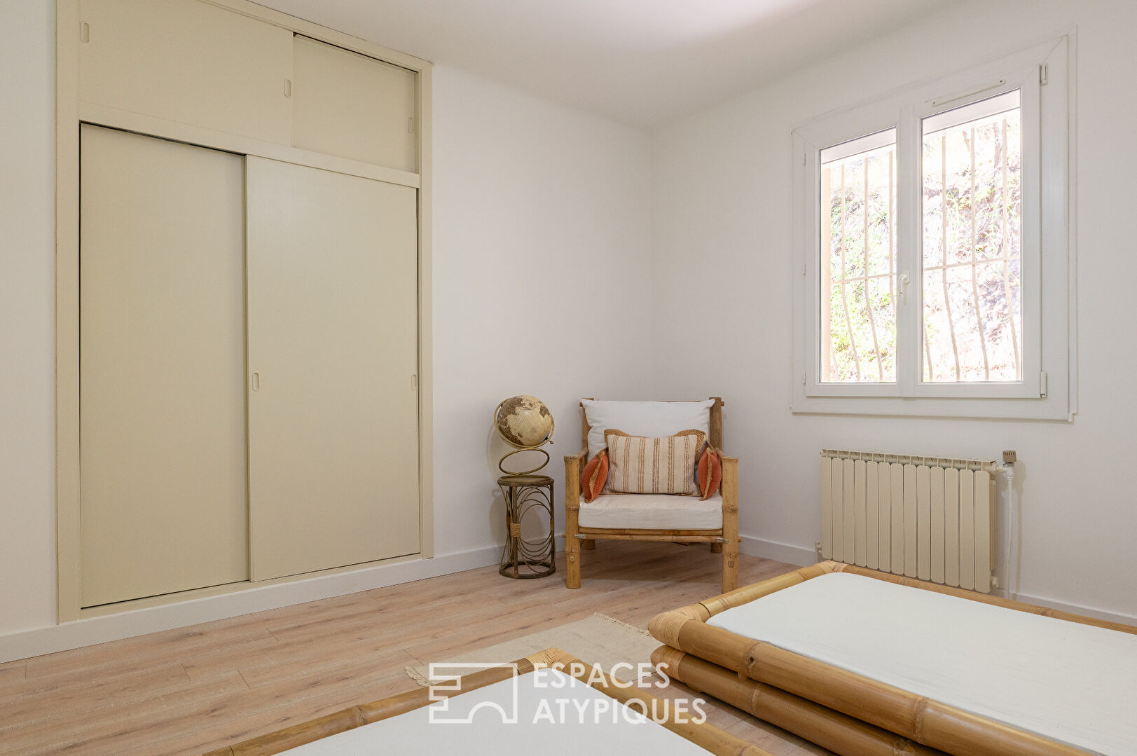 Haut de villa plain pied vue mer