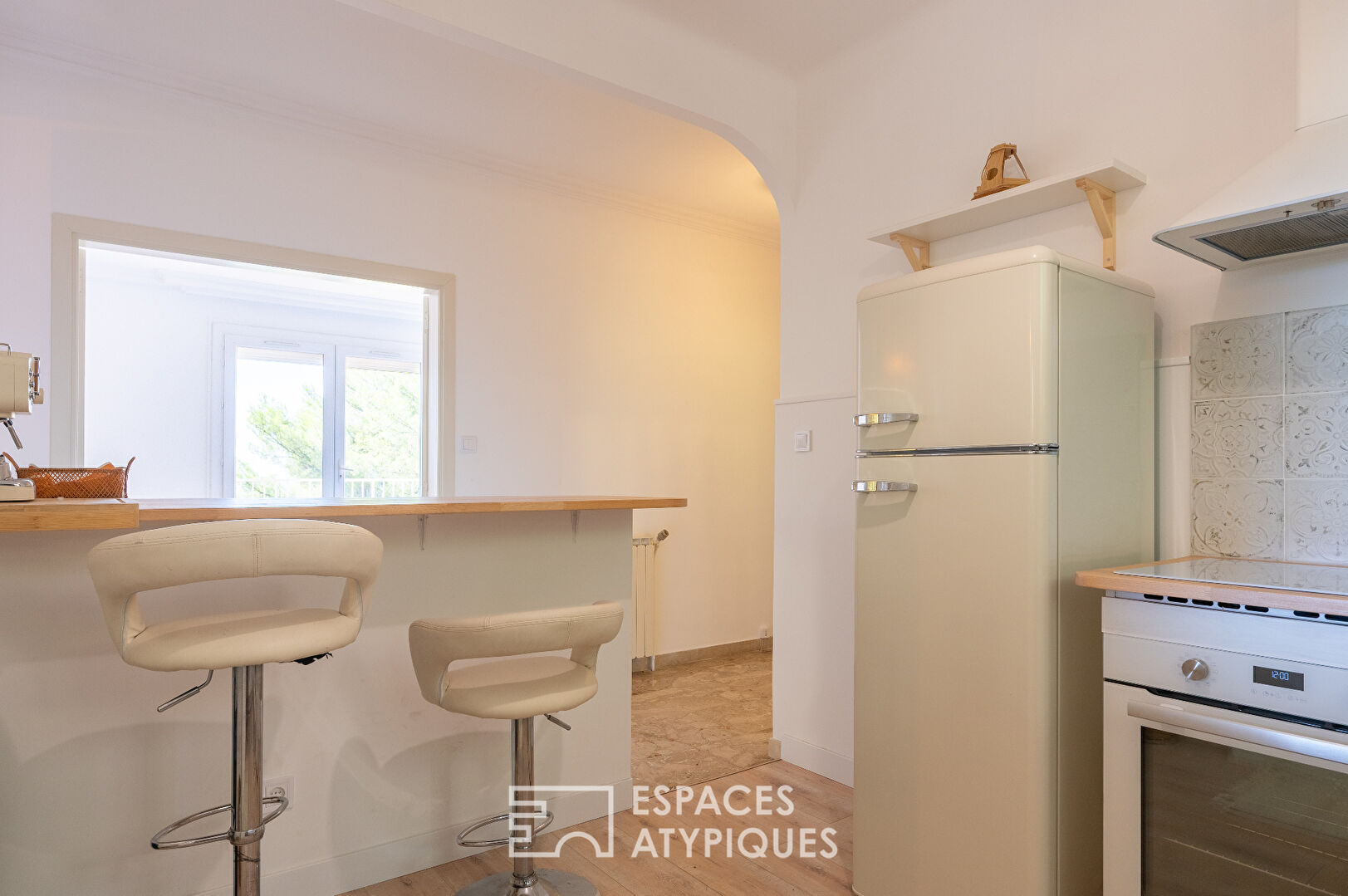 Haut de villa plain pied vue mer