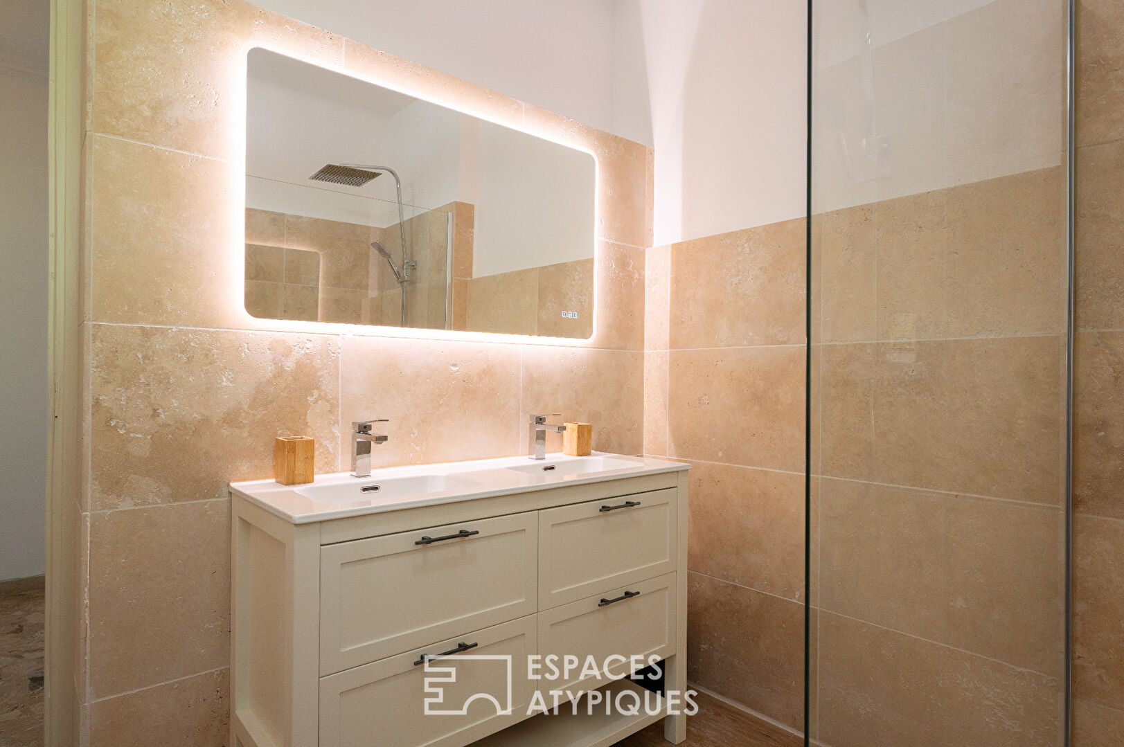 Haut de villa plain pied vue mer