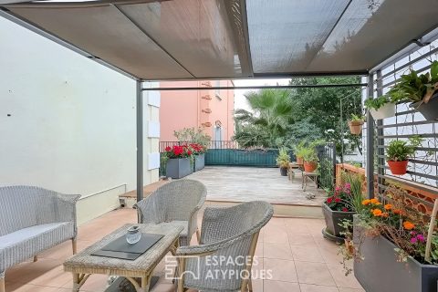 Duplex et terrasses en centre ville