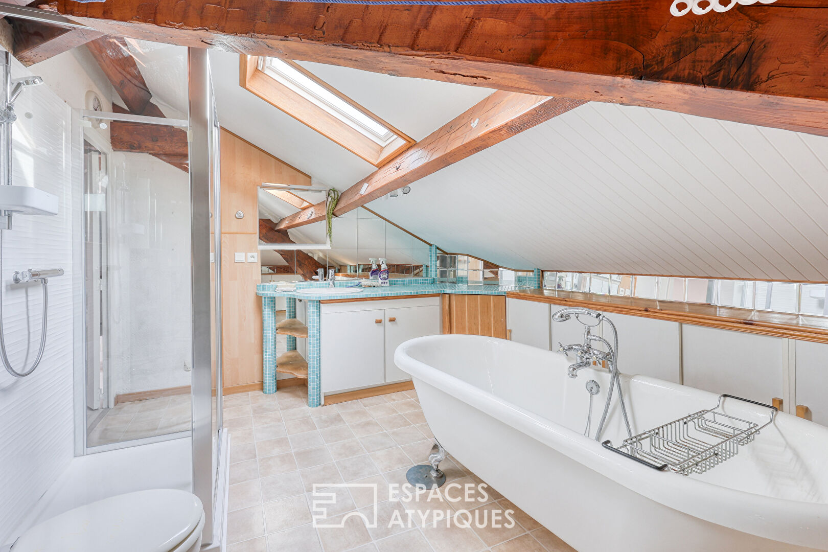 Duplex et terrasses en centre ville