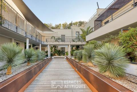 Rez-de-jardin contemporain