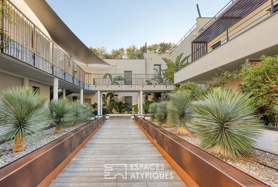 Rez-de-jardin contemporain