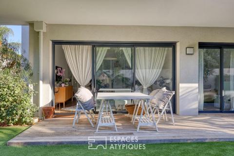 Rez-de-jardin contemporain