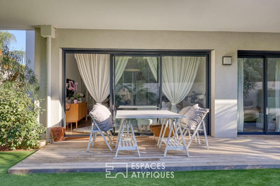 Rez-de-jardin contemporain