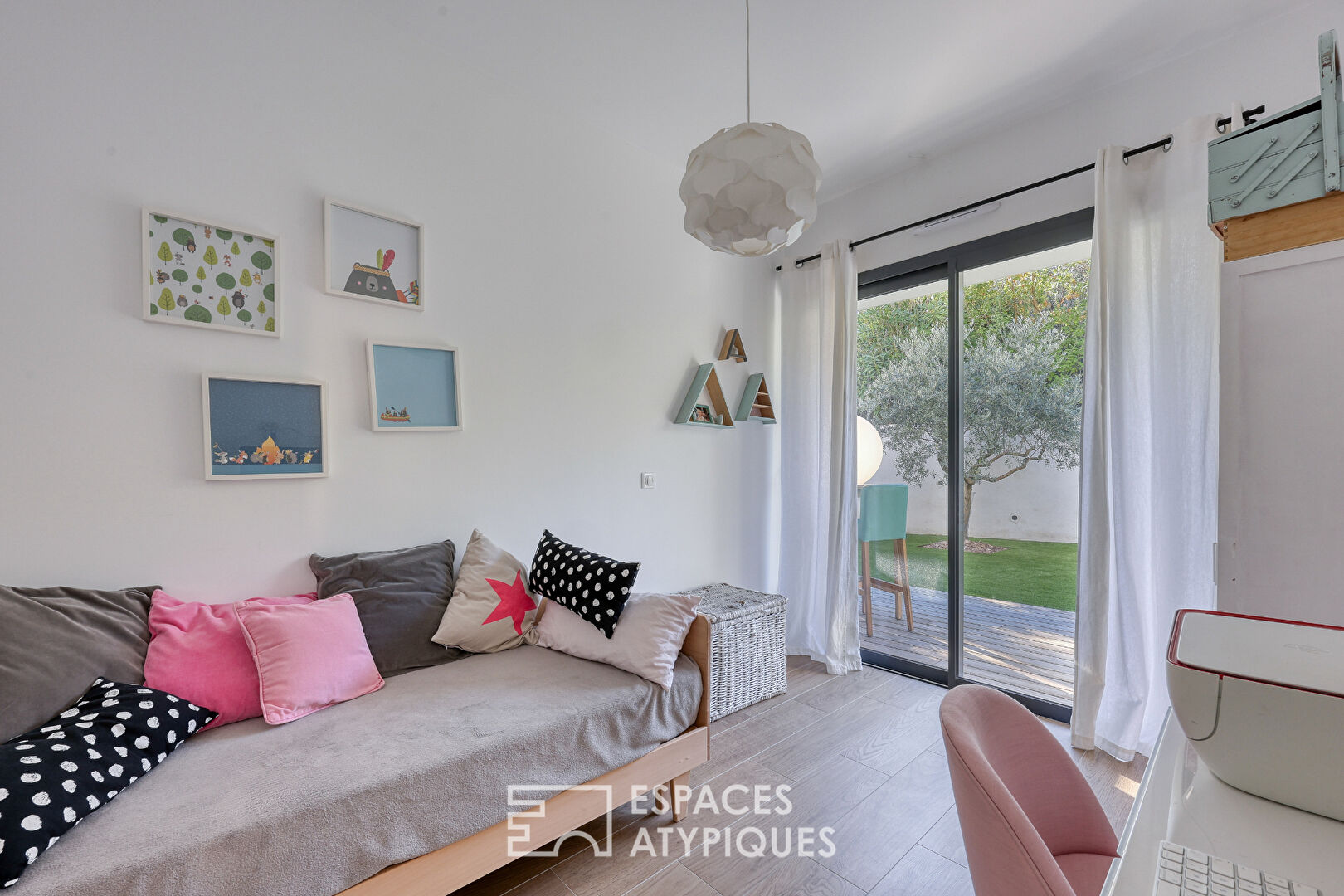 Rez-de-jardin avec un grand extérieur dans une résidence très haut de gamme