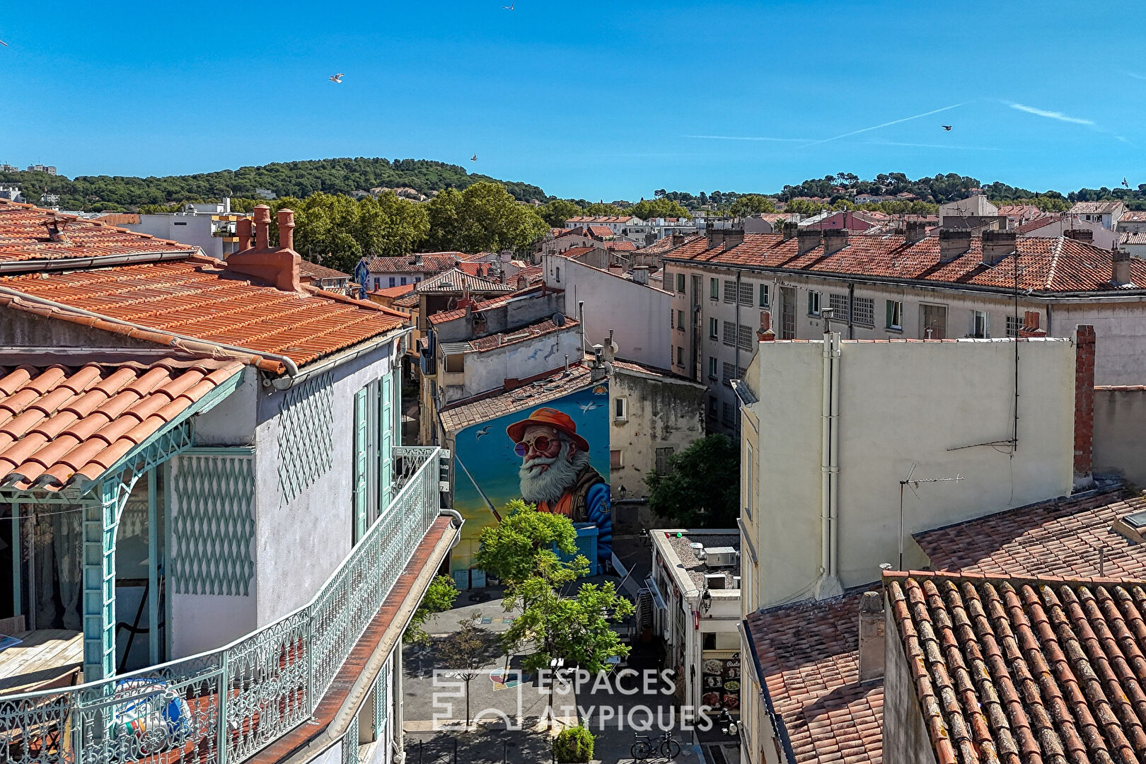 Appartement avec vue et terrasse en centre ville