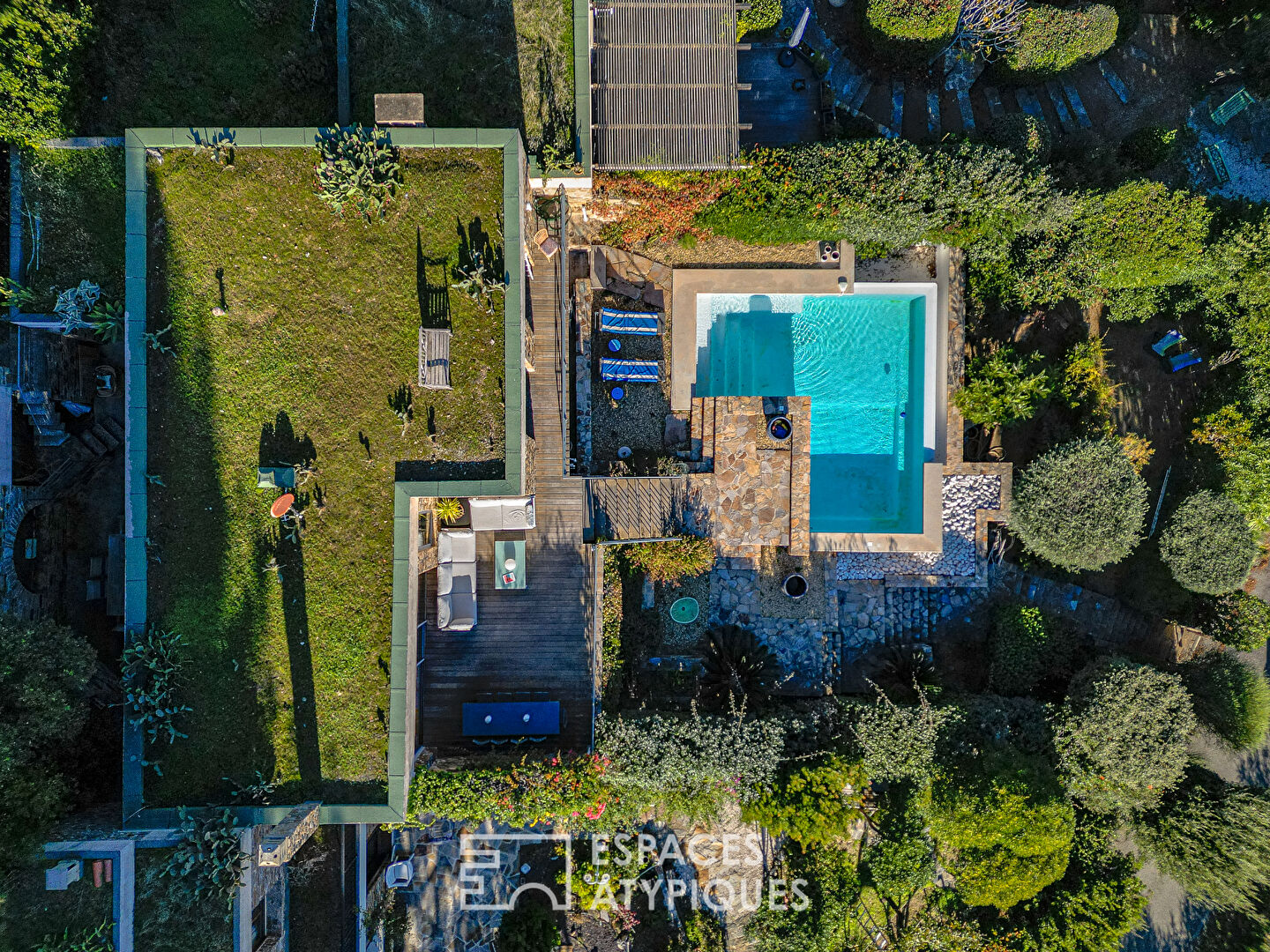 Villa vue mer cinématographique Gaou-Bénat