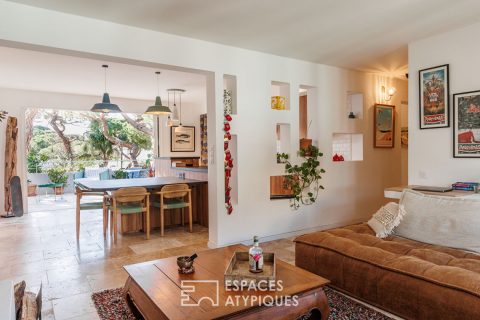Appartement avec terrasses, garage et plage de la Capte à 100 m