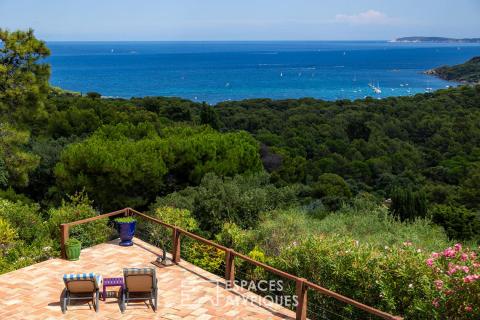 Villa familiale vue mer au Gaou-Bénat