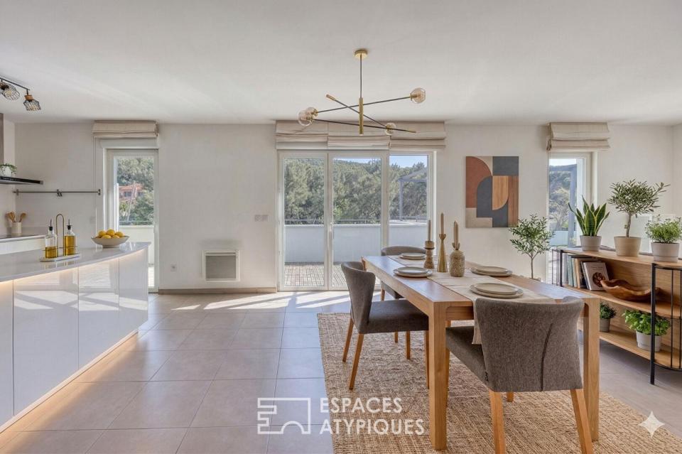 Appartement dernier étage avec terrasse XXL