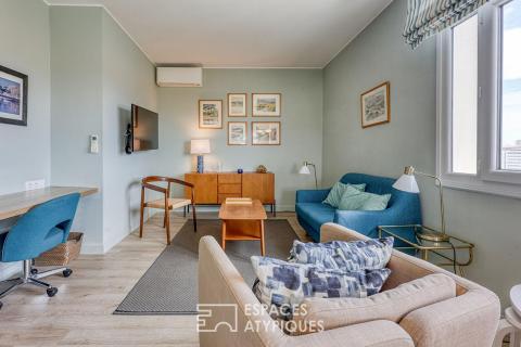 Appartement au dernier étage en centre ville