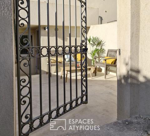 Appartement contemporain avec jardin