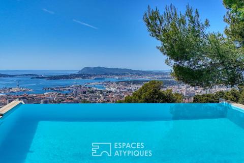 Villa contemporaine entre ciel et mer