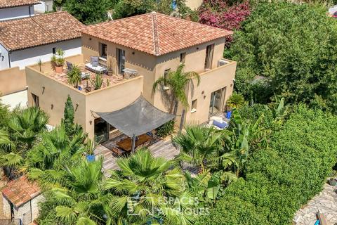 Villa contemporaine esprit bohème chic