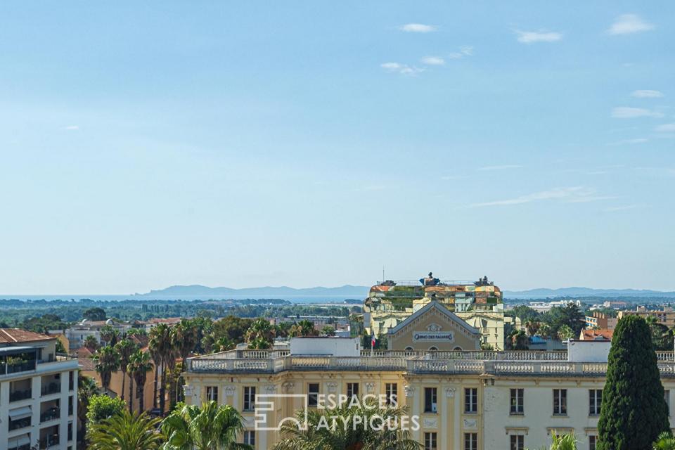 Loft en centre ville avec vue sur Porquerolles