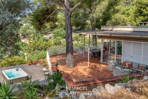 Villa moderniste vue rade
