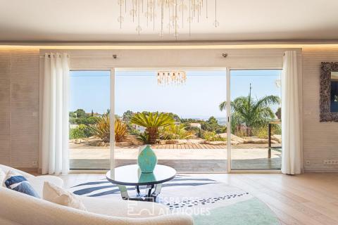 Propriété vue mer avec piscine