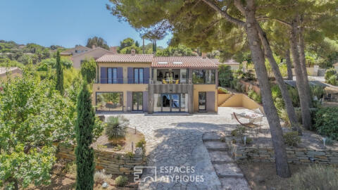 Maison contemporaine vue mer