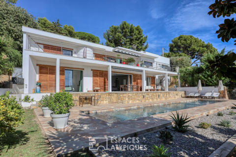 Maison architecture californienne vue mer