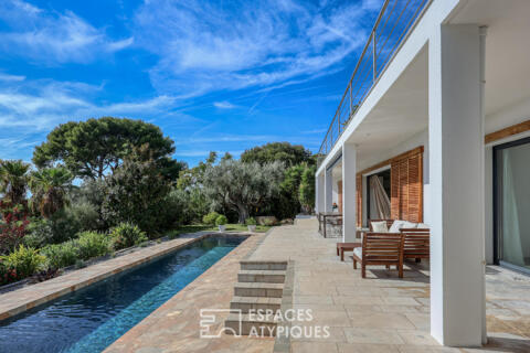 Maison architecture californienne vue mer