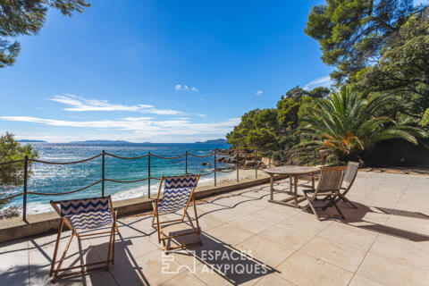 Maison d’exception et sa cabine de plage