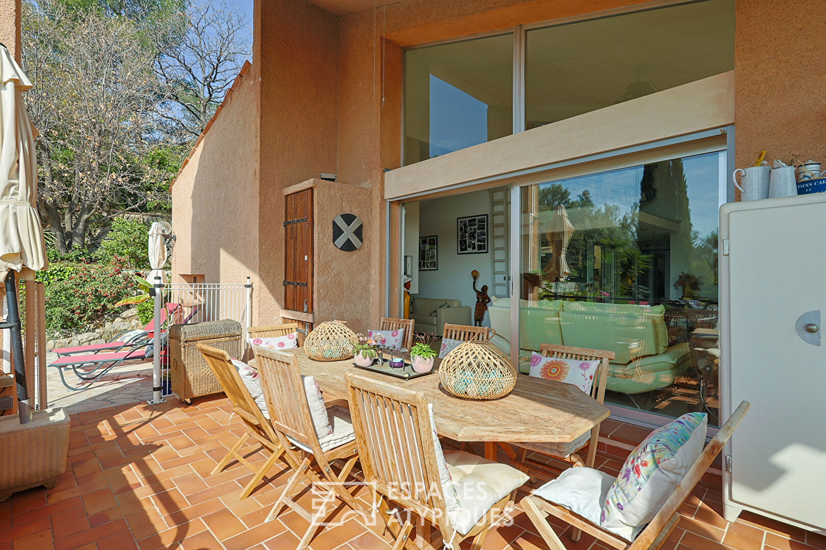 Atypical house panoramic view