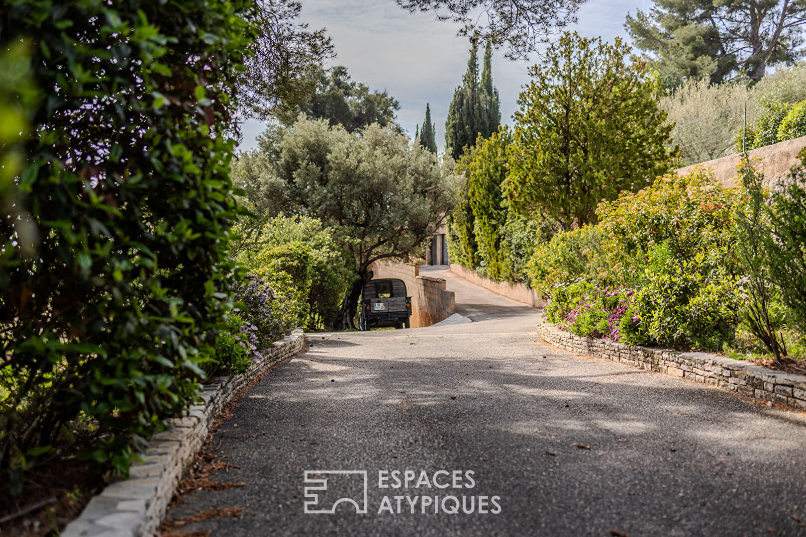 Atypical house panoramic view