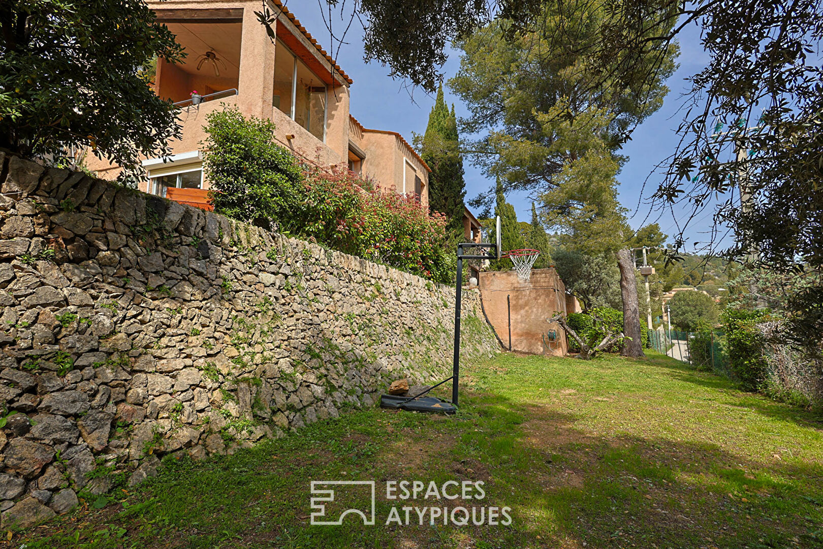 Atypical house panoramic view